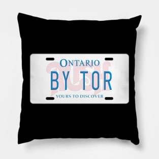 By Tor License Plate Pillow