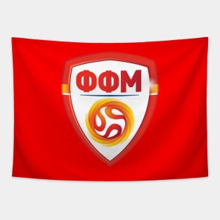 North Macedonia National Football Team Tapestry