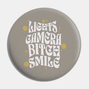 Lights, Camera, Smile! Pin