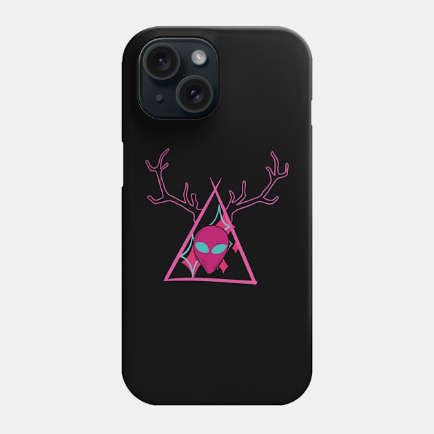 deer alien Phone Case by ACLD