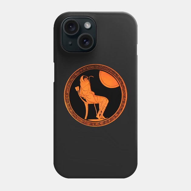 Achilles Mourning Attic kylix Phone Case by WillowNox7