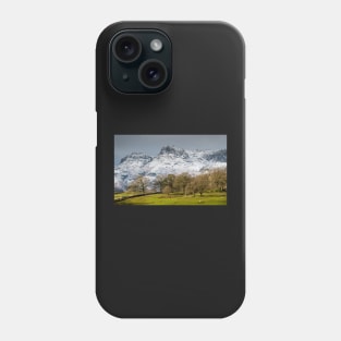 Winter on the Langdale Fells Phone Case