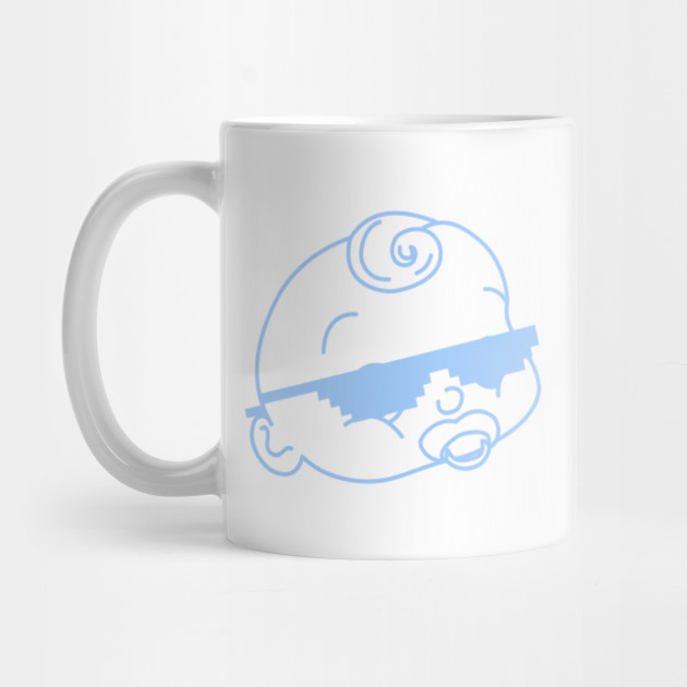 Cool Baby Design Baby Sunglasses Mug Teepublic Two disposable coffee cups mockup to showcase your coffee branding design in a photorealistic look. teepublic