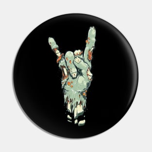 Zombie Rock Pin