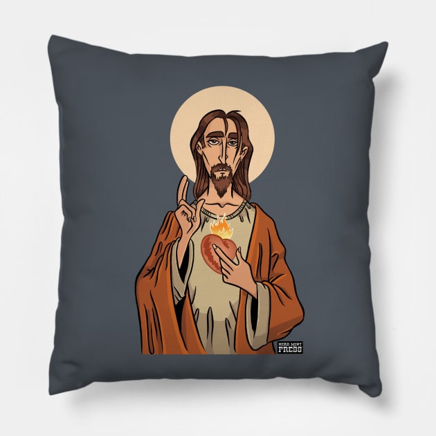 That Jesus dude Pillow by nearmintpress