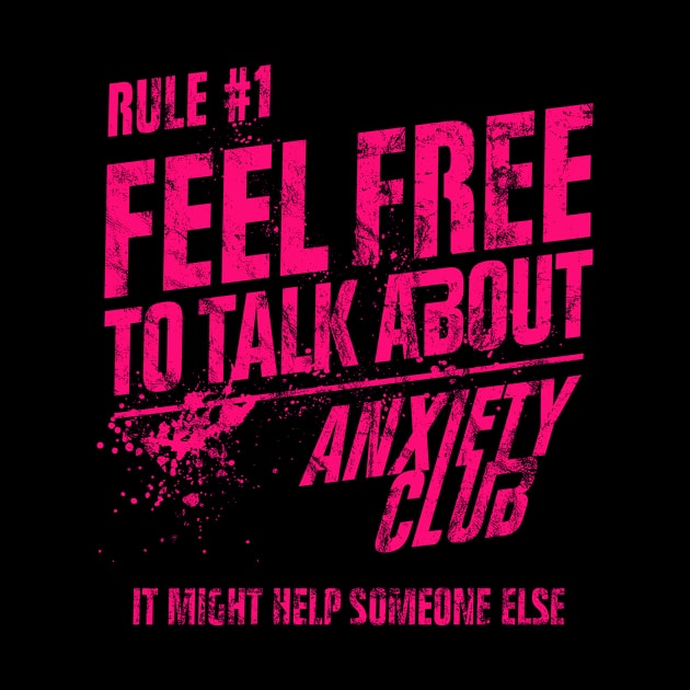 Anxiety Club by SchaubDesign