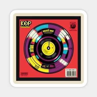 K Pop Purple Vinyl Record Magnet