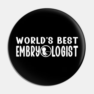 World's Best Embryologist Gifts For Embryologists Pin