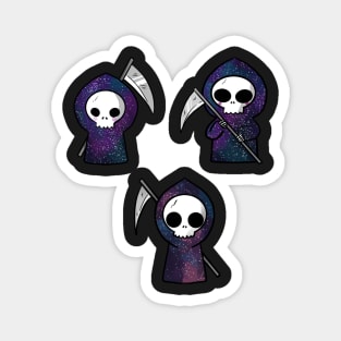 Three Galaxy grim reaper Magnet