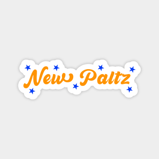 New Paltz Stars Sticker Magnet