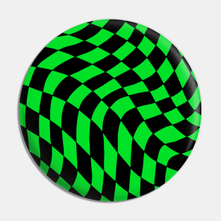 Warped Checkerboard Pin