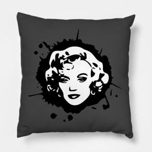 Marilyn | Ink Blot | Pop Art Pillow