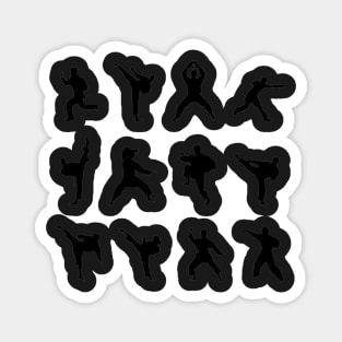 Martial Arts - Figures Magnet