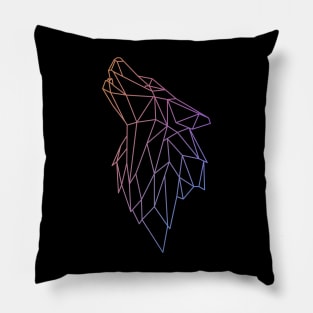 Geometric Gradient Woolf Pillow