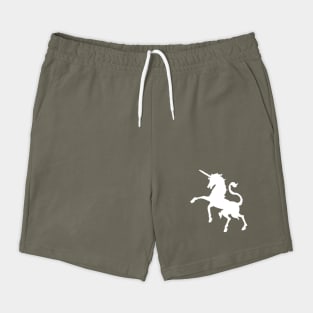 Awesome White Unicorn Tee Shirt Shorts