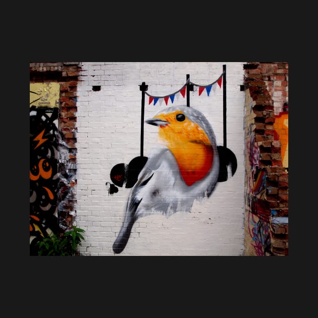 brick lane graffiti robin by andalaimaging