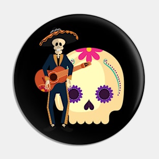 Día De Muertos Pin