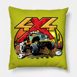 jeep 4x4 Pillow