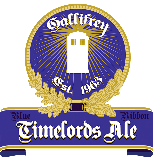 TIMELORDS BLUE RIBBON ALE Kids T-Shirt by KARMADESIGNER T-SHIRT SHOP