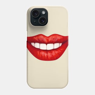 Smiling lips Phone Case