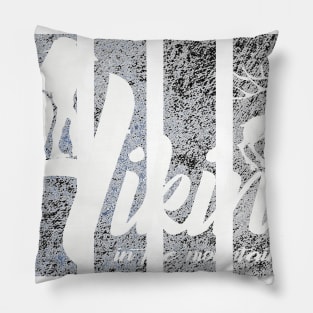 Hiking adventure in mountains Pillow