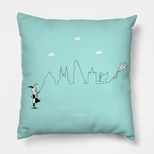 Basel Skyline Pillow