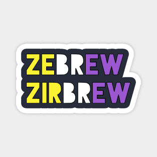 Zebrew/Zirbrew Magnet