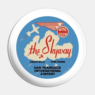 Vintage the Skyway Restaurant San Francisco California Pin