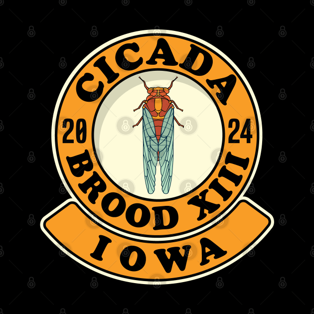 Cicada Brood XIII Iowa by Huhnerdieb Apparel