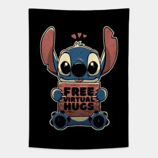 Free Virtual Hugs Tapestry