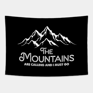 Vacation and mountains Tapestry