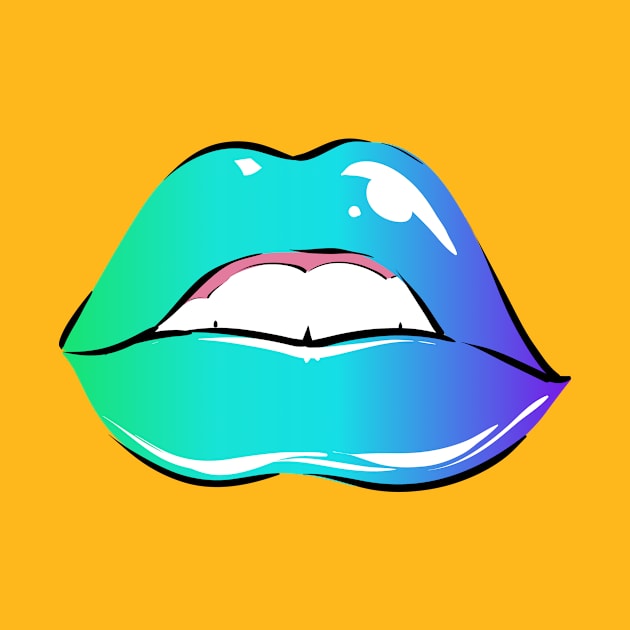 Pop art lips by PallKris