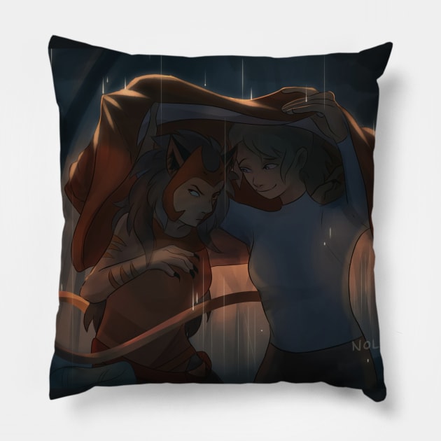 In the Rain Pillow by Nolvini