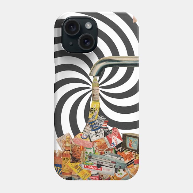 Consume Phone Case by collagebymarianne (Marianne Strickler)