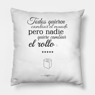 to Change the Roll in spanish Pillow