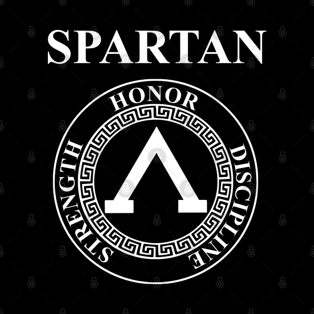 Spartan Shield Virtues of Sparta Lambda by AgemaApparel