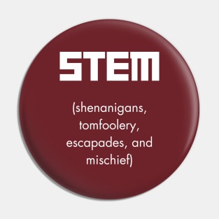 What STEM Means (White Text) Pin