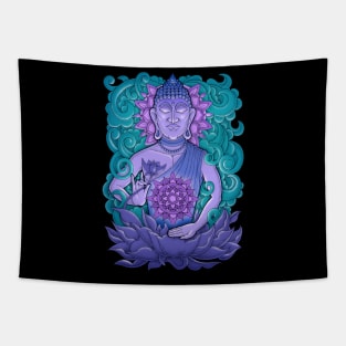 Buddha Meditation Tattoo Tapestry