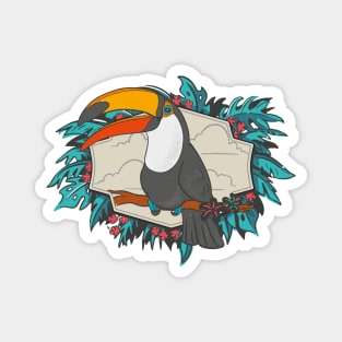 Toucan Tropical Paradise Exotic Birds Magnet