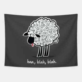 Baa, Blah, Blah Sheep Tapestry