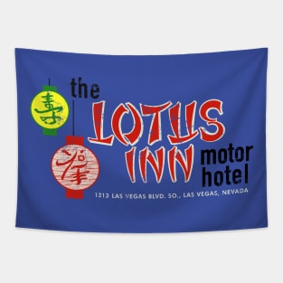 Vintage the Lotus Inn Motel Las Vegas Tapestry