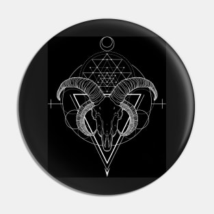 Jacobs Goat Skull - Inverted Pin