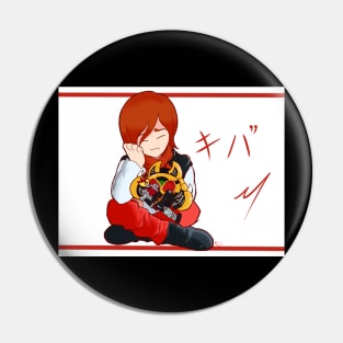 A Boy and His Bat [ Kamen Rider Kiva ] Pin