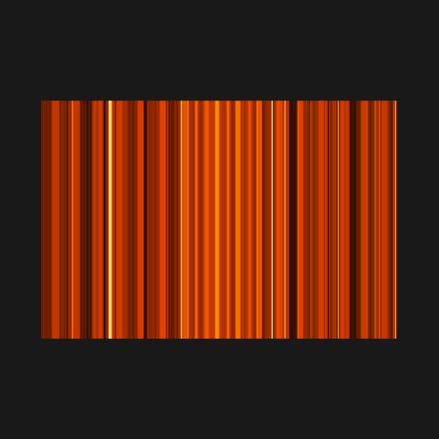 Thin Vertical Stripes Orange Coloured Pattern Light Spectrum Art by ernstc