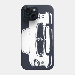 Nash Metropolitan 1950s classic car monoblock white Phone Case