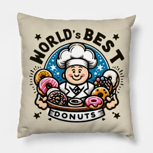 World's Best Donuts Pillow