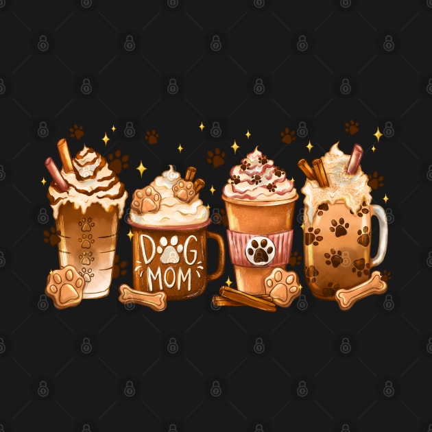 Dog Mom Iced Latte Design by MoonyLimeDesign