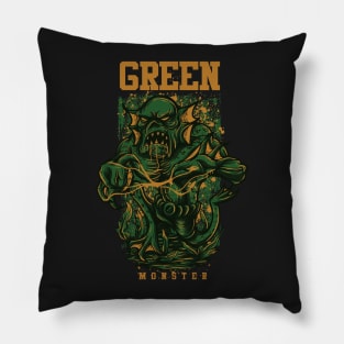 Green Monster Pillow