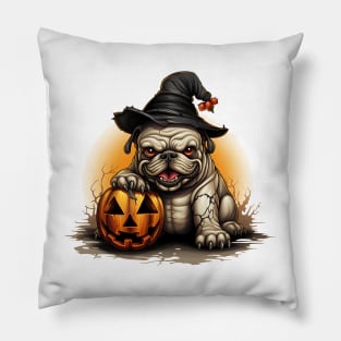 Halloween Bulldog #1 Pillow