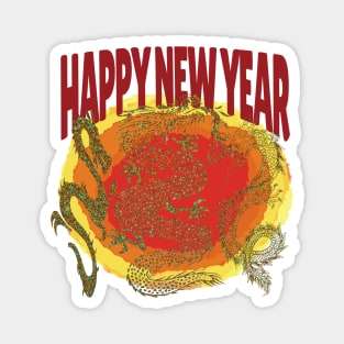 Happy New Year 2024 - 2024 full of good things Magnet